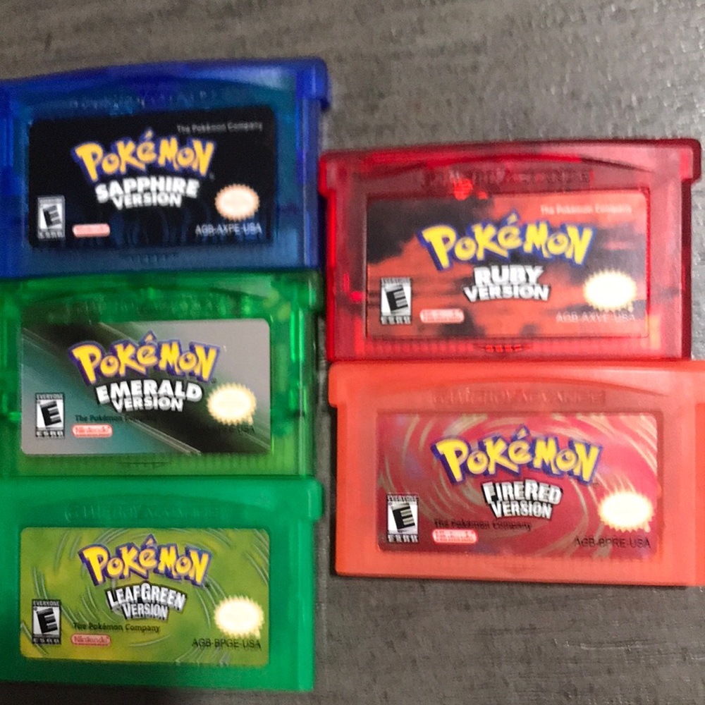 Pokémon gba games